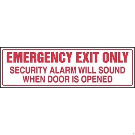 Accuform Exit Sign, Aluminum, 14 in W, 10 in H MEXT442VA